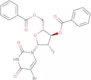 1-(3',5'-Di-O-benzoyl-2'-deoxy-2'-fluoro-b-D-arabinofuranosyl)-5-bromo-uracil