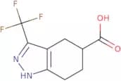 3-(Trifluoromethyl)-4,5,6,7-tetrahydro-1H-indazole-5-carboxylic acid
