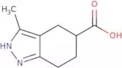 3-Methyl-4,5,6,7-tetrahydro-1H-indazole-5-carboxylic acid