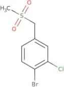 1-Bromo-2-chloro-4-(methanesulfonylmethyl)benzene
