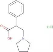 2-Phenyl-3-(pyrrolidin-1-yl)propanoic acid hydrochloride