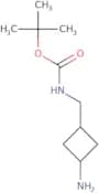 tert-butyl N-{[(1r,3r)-3-aminocyclobutyl]methyl}carbamate, trans