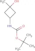 cis-tert-butyl 3-hydroxy-3-methylcyclobutylcarbamate