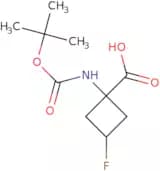 1-(boc-amino)-3-fluorocyclobutanecarboxylic acid