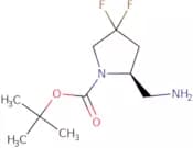 tert-Butyl (2S)-2-(aminomethyl)-4,4-difluoro-pyrrolidine-1-carboxylate