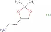 2-(2,2-Dimethyl-1,3-dioxolan-4-yl)ethanamine hydrochloride