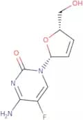 5-Fluoro-1-(2',3'-dideoxy-2',3'-didehydro-b-D-arabinofuranosyl)-cytosine