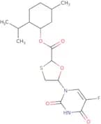 5-Fluoro-1-(2'-L-menthyloxycarbonyl-1'-3'-oxathiolan-5'-yl)-cytosine