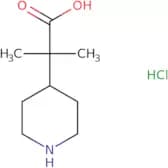 2-Methyl-2-(piperidin-4-yl)propanoic acid hydrochloride