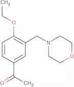 1-[4-Ethoxy-3-(morpholin-4-ylmethyl)phenyl]ethan-1-one