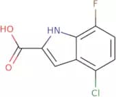 4-Chloro-7-fluoro-1H-indole-2-carboxylic acid