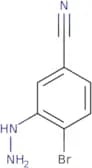 4-Bromo-3-hydrazinylbenzonitrile