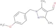 1-[(4-Methoxyphenyl)methyl]-3,5-dimethyl-1H-pyrazole-4-carbaldehyde