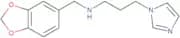 [(1,3-Dioxaindan-5-yl)methyl][3-(1H-imidazol-1-yl)propyl]amine