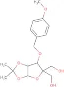4-C-Hydroxymethyl-1,2-O-isopropylidine-3-O-(4-methoxybenzyl)-a-D-ribofuranose