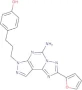4-[3-[5-Amino-2-(2-furanyl)-7H-pyrazolo[4,3-e][1,2,4]triazolo[1,5-c]pyrimidin-7-yl]propyl]phenol