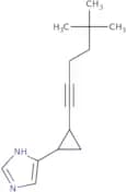 4-(2-(5,5-Dimethylhex-1-inyl)-cyclopropyl)imidazol