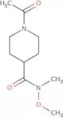 1-Acetyl-N-methoxy-N-methylpiperidine-4-carboxamide