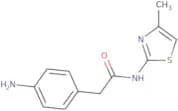 2-(4-Aminophenyl)-N-(4-methyl-1,3-thiazol-2-yl)acetamide