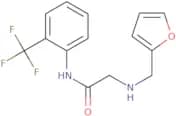 2-[(Furan-2-ylmethyl)amino]-N-[2-(trifluoromethyl)phenyl]acetamide