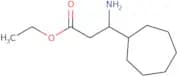 Ethyl 3-amino-3-cycloheptylpropanoate