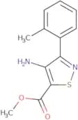 Methyl 4-amino-3-(2-methylphenyl)-1,2-thiazole-5-carboxylate