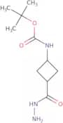rac-tert-Butyl N-[(1S,3S)-3-(hydrazinecarbonyl)cyclobutyl]carbamate