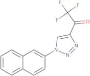 2,2,2-Trifluoro-1-[1-(naphthalen-2-yl)-1H-1,2,3-triazol-4-yl]ethan-1-one