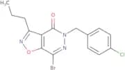 7-Bromo-5-(4-chlorobenzyl)-3-propylisoxazolo[4,5-d]pyridazin-4(5H)-one
