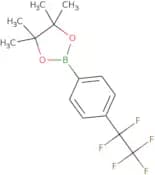 4,4,5,5-Tetramethyl-2-[4-(pentafluoroethyl)phenyl]-1,3,2-dioxaborolane