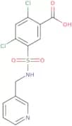 2,4-Dichloro-5-[(pyridin-3-ylmethyl)sulfamoyl]benzoic acid