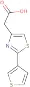 2-[2-(Thiophen-3-yl)-1,3-thiazol-4-yl]acetic acid