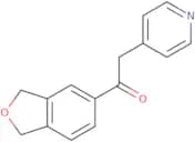 1-(1,3-Dihydro-2-benzofuran-5-yl)-2-(pyridin-4-yl)ethan-1-one