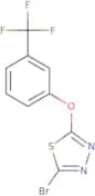2-Bromo-5-[3-(trifluoromethyl)phenoxy]-1,3,4-thiadiazole