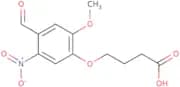4-(4-Formyl-2-methoxy-5-nitrophenoxy)butanoic acid