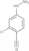 2-chloro-4-hydrazinylbenzonitrile