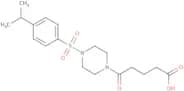 5-Oxo-5-{4-[4-(propan-2-yl)benzenesulfonyl]piperazin-1-yl}pentanoic acid