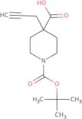 1-[(tert-Butoxy)carbonyl]-4-(prop-2-yn-1-yl)piperidine-4-carboxylic acid