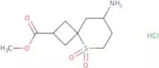 Methyl 8-amino-5-thiaspiro[3.5]nonane-2-carboxylate 5,5-dioxide hydrochloride
