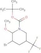 tert-Butyl 3-bromo-2-methoxy-5-(trifluoromethyl)piperidine-1-carboxylate