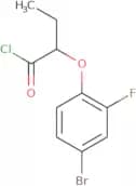 2-(4-Bromo-2-fluorophenoxy)butanoyl chloride