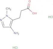 3-(4-Amino-1-methyl-1H-pyrazol-5-yl)propanoic acid dihydrochloride