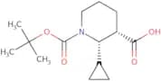 rac-(2R,3R)-1-[(tert-Butoxy)carbonyl]-2-cyclopropylpiperidine-3-carboxylic acid