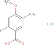 5-Amino-2-fluoro-4-methoxybenzoic acid hydrochloride