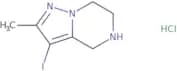 3-Iodo-2-methyl-4H,5H,6H,7H-pyrazolo[1,5-a]pyrazine hydrochloride