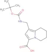 1-({[(tert-Butoxy)carbonyl]amino}methyl)-5,6,7,8-tetrahydroindolizine-3-carboxylic acid