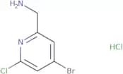(4-Bromo-6-chloropyridin-2-yl)methanamine hydrochloride