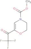 Methyl 6-(trifluoroacetyl)-3,4-dihydro-2H-oxazine-4-carboxylate