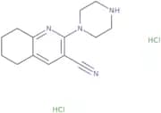 2-(Piperazin-1-yl)-5,6,7,8-tetrahydroquinoline-3-carbonitrile dihydrochloride
