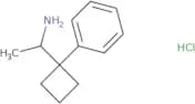 1-(1-Phenylcyclobutyl)ethan-1-amine hydrochloride